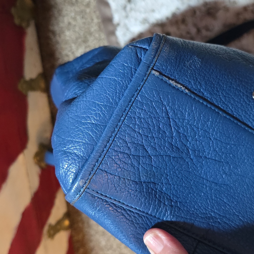 Coach Blue Denim Mickey Tote - Picture 9 of 11